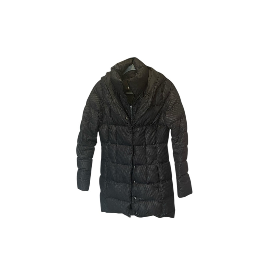 The North Face Black Quilted High-Collar Puffer Jacket